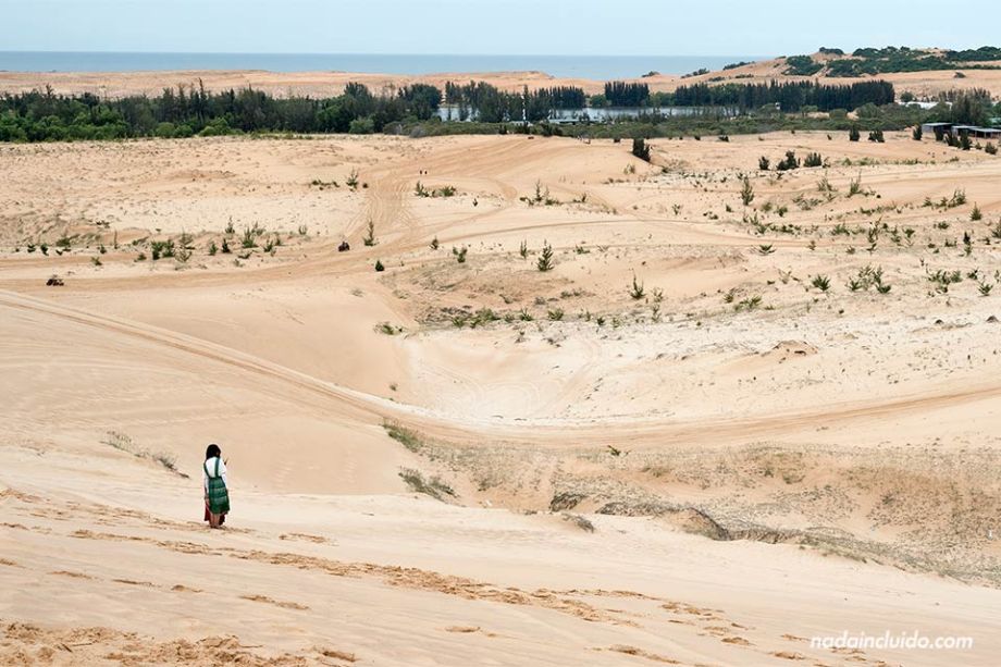 Vista de las White Sand Dunes de Mui Ne (Vietnam)