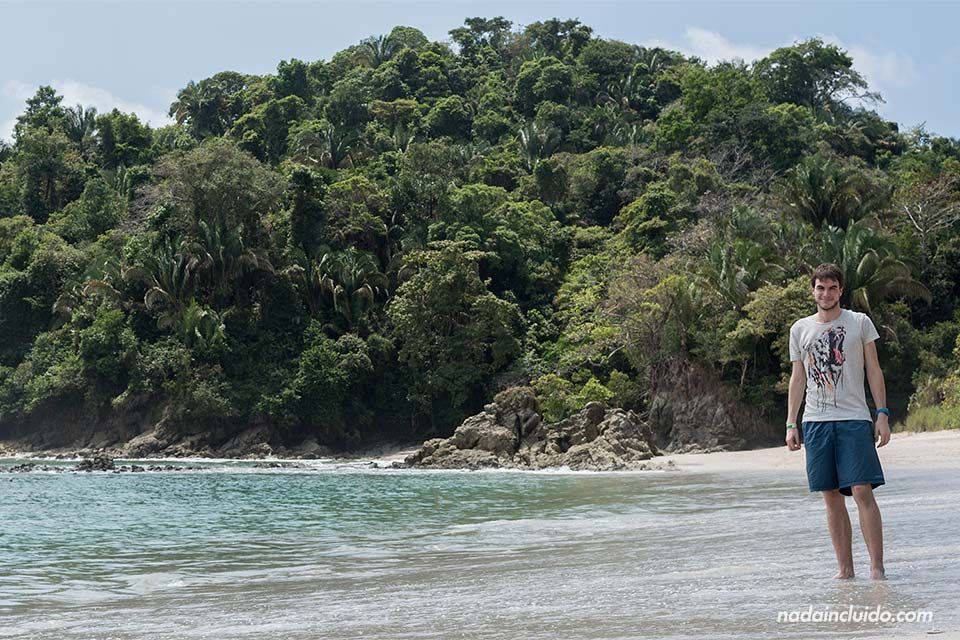Playa de Manuel Antonio en el Parque Nacional del mismo nombre, en Costa RIca