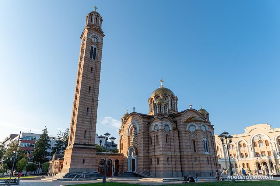 Fachada de la catedral ortodoxa de Cristo Salvador (Hram Hrista Spasitelja) - Banja Luka (Bosnia y Herzegovina)