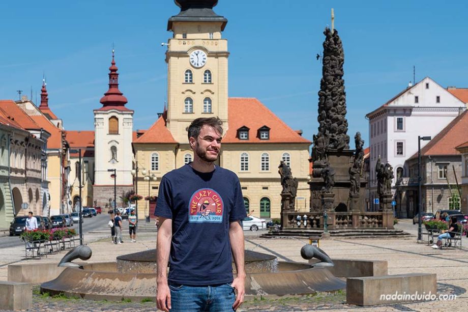 En la plaza Svobody en Žatec - Qué ver en Ústí nad Labem (República Checa)