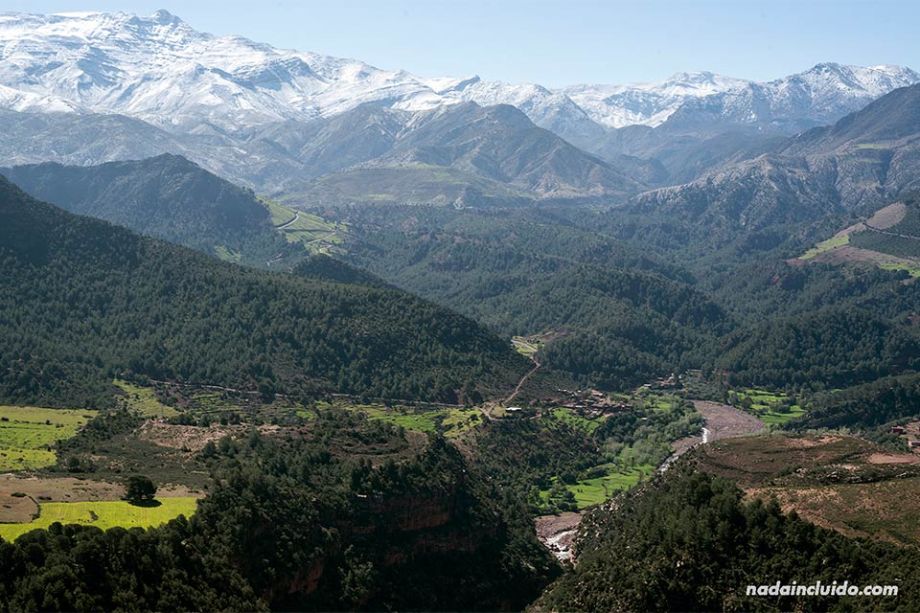 Foto de la cordillera del Atlas