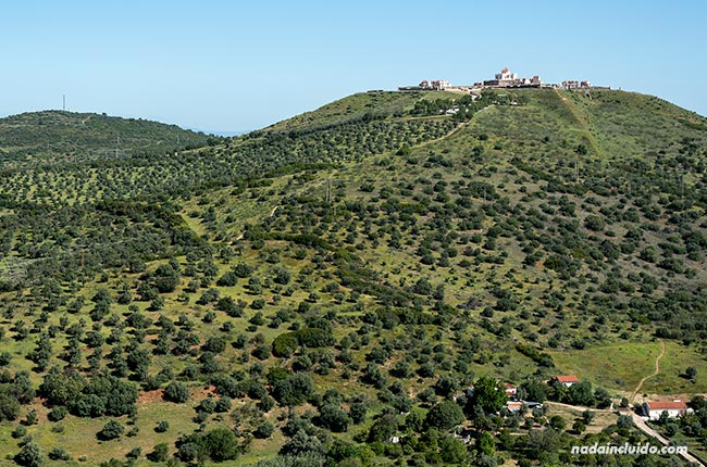 Vistas del fuerte de Santa Luzía desde Elvas (Alentejo, Portugal)