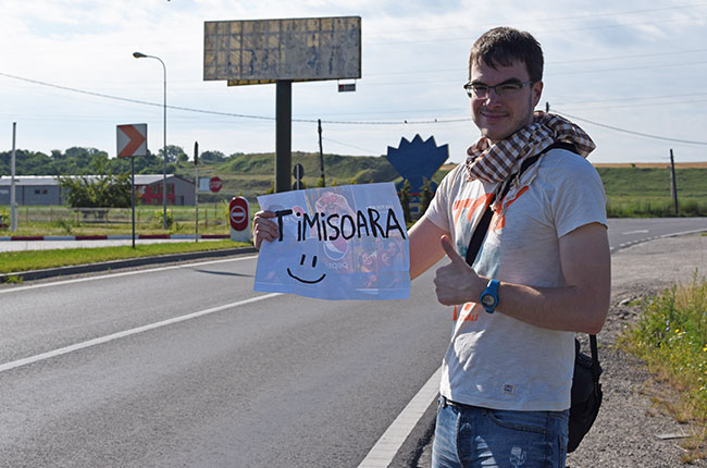 Haciendo autostop entre Turda y Timisoara (Rumanía)