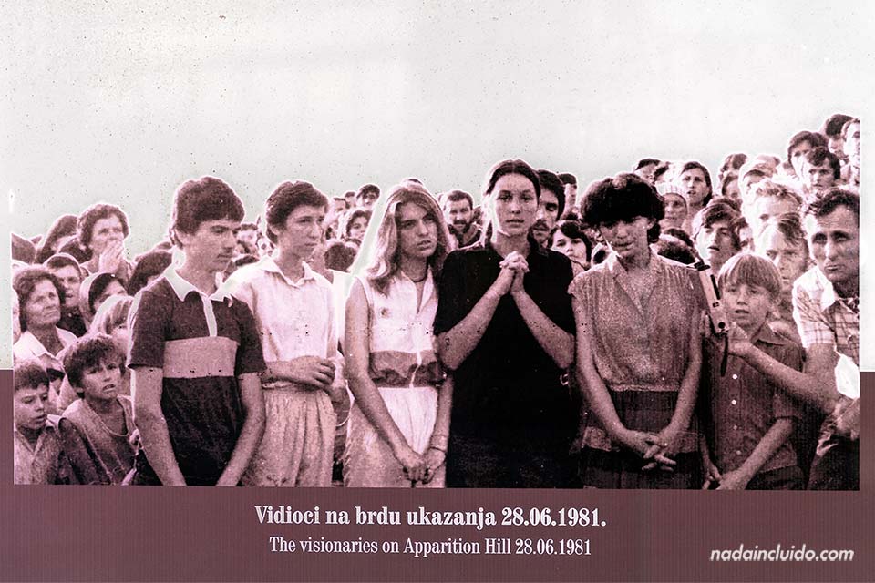 Las videntes de Medjugorje - Foto antigua (Bosnia y Herzegovina)