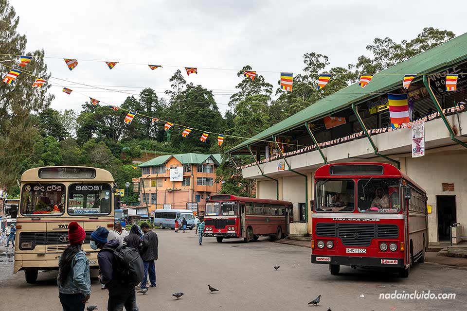 Estación de autobuses de Nuwara Eliya (Sri Lanka)
