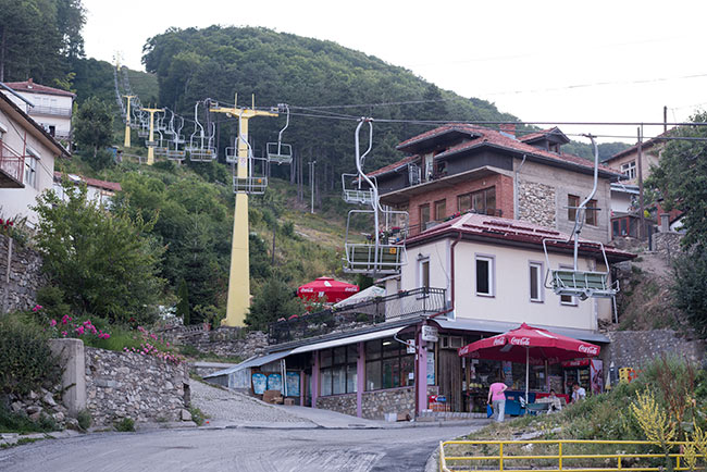 Teleférico en Krusevo (Macedonia)