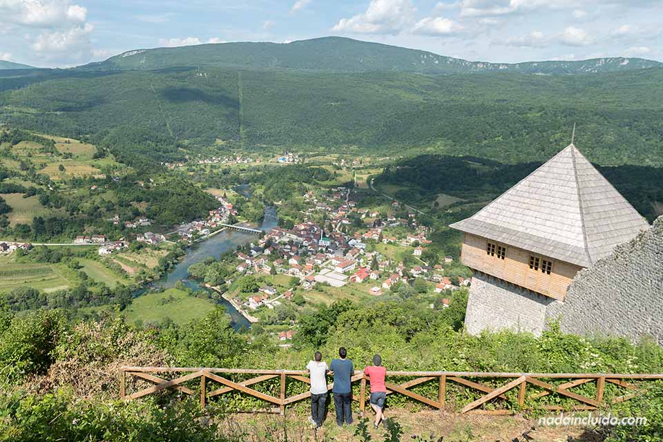 Vistas desde lo alto del Parque Nacional Una (Bosnia)