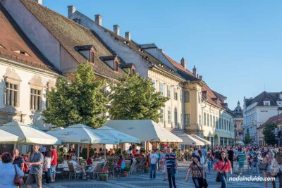 Plaza Grande (Piata Mare) de Sibiu (Rumanía)