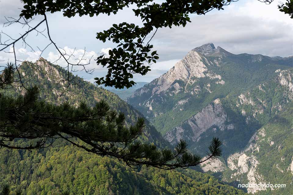 Vistas a las montañas del parque nacional Sutjeska (Bosnia y Herzegovina)