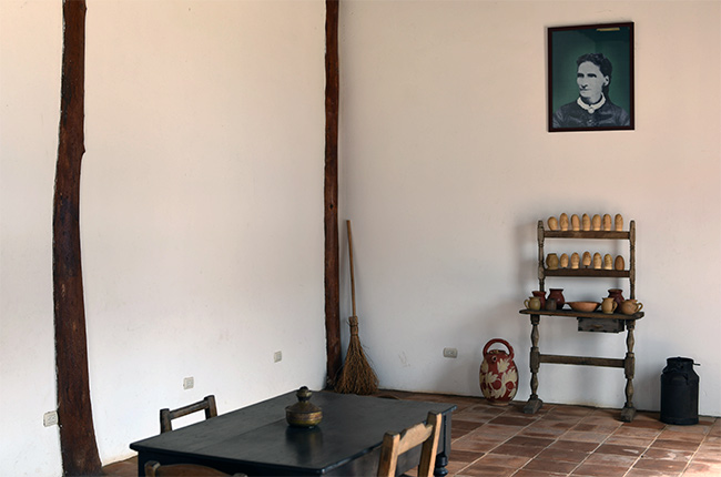 Interior de la casa de Ruben Darío en Managua (Nicaragua)