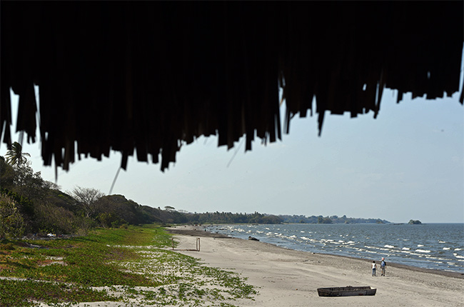 Playa de Santo Domingo en la Isla de Ometepe (Nicaragua)