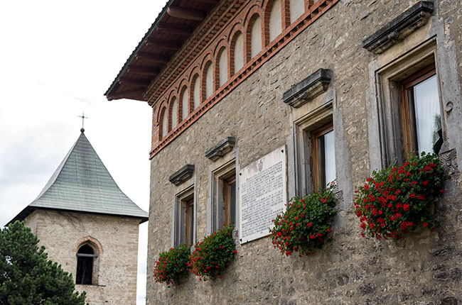 Edificio contiguo al Manastirea Cetatuia (Monasterio Ciudadela) de Iasi (Rumanía)