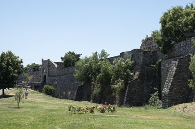 Muralla de la Fortaleza Kale de Skopje (Macedonia)
