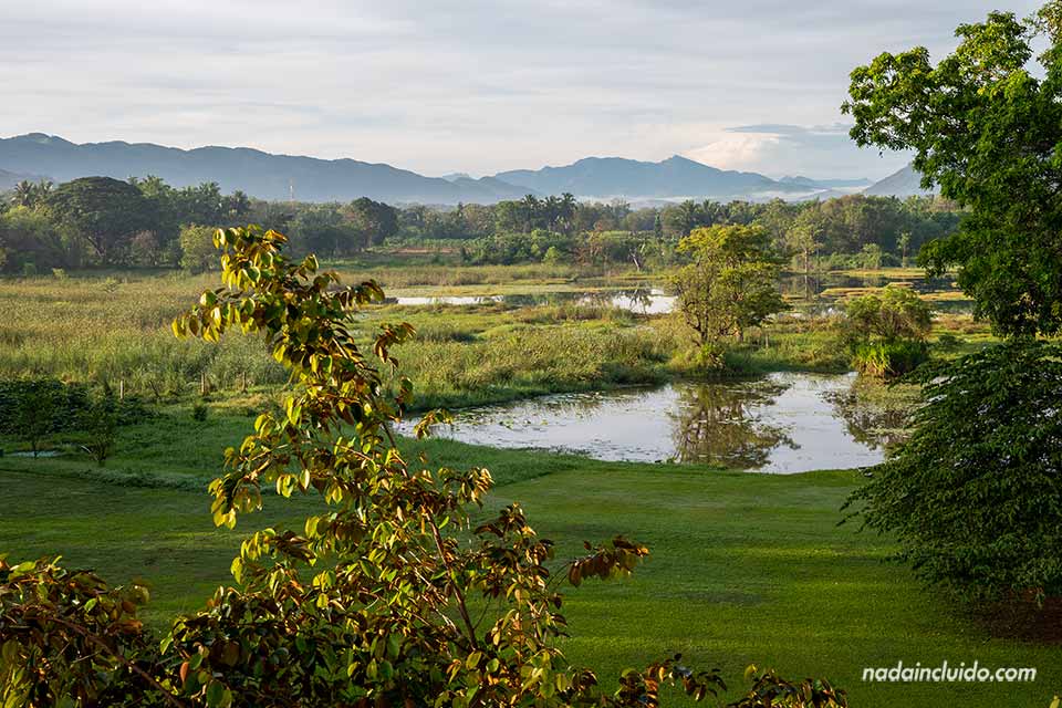Vistas desde el hotel Jetwin Lake en Dambulla - Sri Lanka