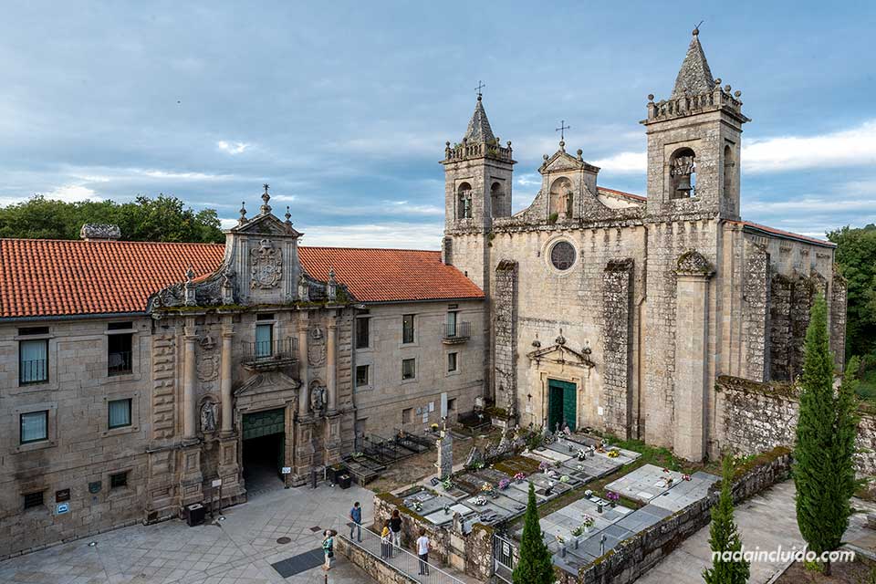 Fachada del parador - monasterio de Santo Estevo, Ribeira Sacra (Galicia)