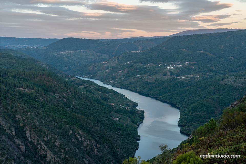 Vistas del río Sil desde los Balcones de Madrid, Ribeira Sacra (Galicia)