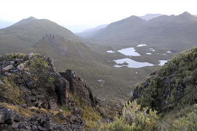 Vistas en el Cerro Chirripó