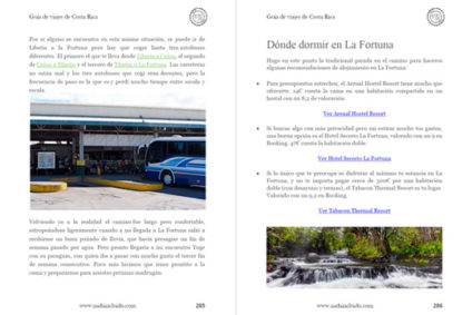 Captura de la Guía de Viajes de Costa Rica de Nada Incluido