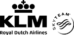 Logo KLM - Negro